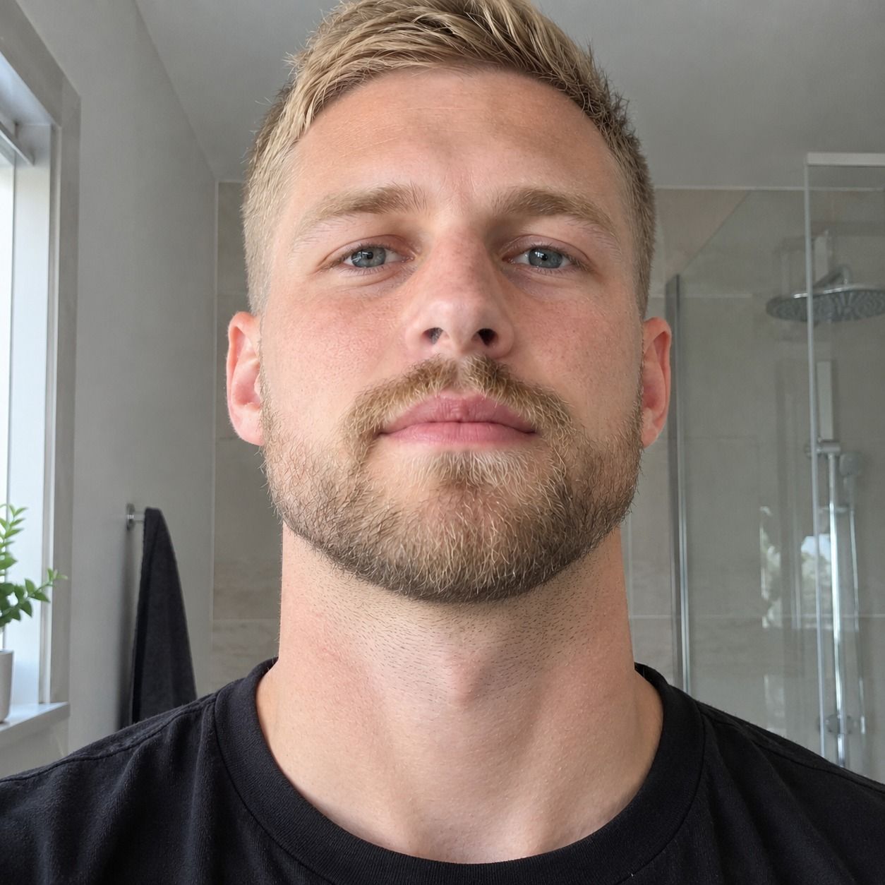 Beard line, after